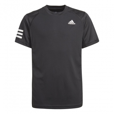 adidas Tennis T-shirt Club 3-Stripes #22 black Boys